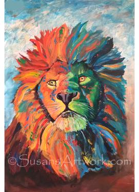 Roar of Radiance 30 x 40 | Acrylic on Canvas
